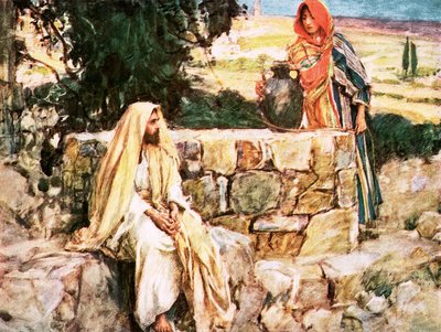 Christ and the Woman of Samaria by William Hatherell