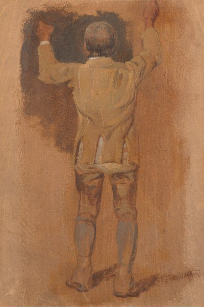 Study of a Groom, Seen from Behind by William Havell