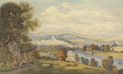 View of Totnes, Devon by William Havell