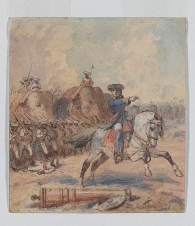 Clive at Plassey, 1757 by William Heath