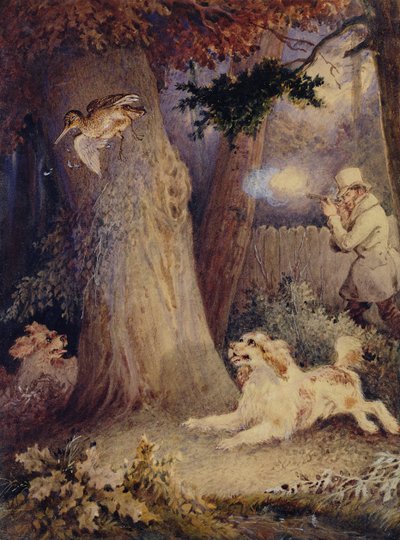Woodcock Shooting by William Heath