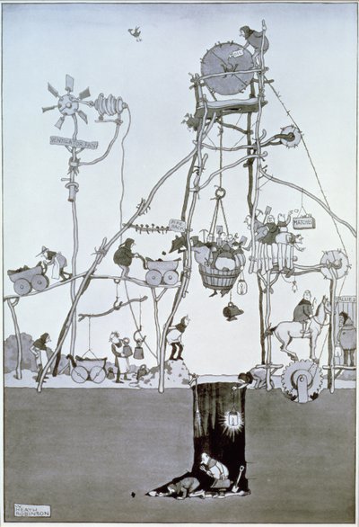 Pit Head, c.1930 by William Heath Robinson