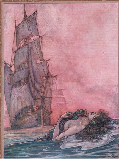 She Calls Us, Still Unfed by William Heath Robinson