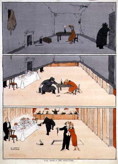 The Maid and the Magician by William Heath Robinson