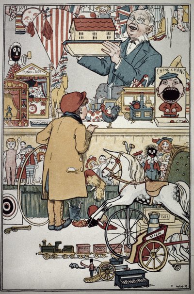 The Toyshop, 1900 by William Heath Robinson