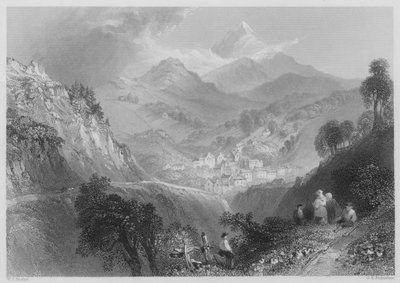 Enniskerry, near Dublin by William Henry (after) Bartlett