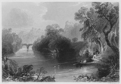 Old Weir Bridge, Killarney by William Henry (after) Bartlett