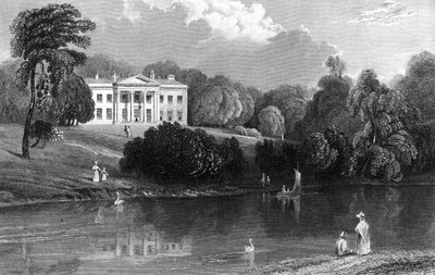 Debden Hall, Essex, 1833 by William Henry Bartlett