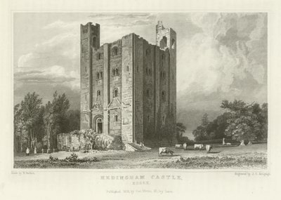 Hedingham Castle, Essex by William Henry Bartlett