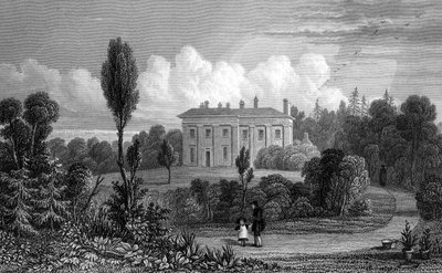 Riffhams Lodge, Essex, 1835 by William Henry Bartlett