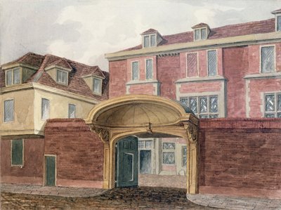 Entrance to Old Winchester House by William Henry Browne