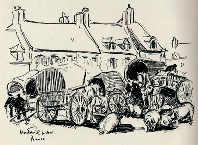 Montreuil-Sur-Mer, France, c. 1907 by William Henry Charlton