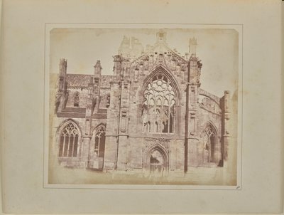 Melrose Abbey by William Henry Fox Talbot