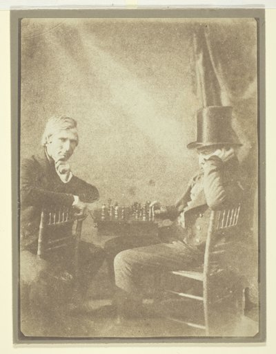 The Chess Players by William Henry Fox Talbot