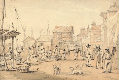 Fish Market, Hastings by William Henry Harriott