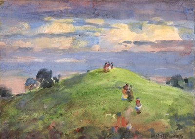 On the Sunset Hill, 1926 by William Henry Holmes