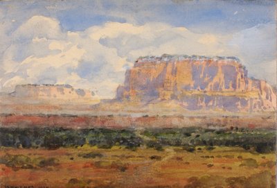The Enchanted Mesa by William Henry Holmes
