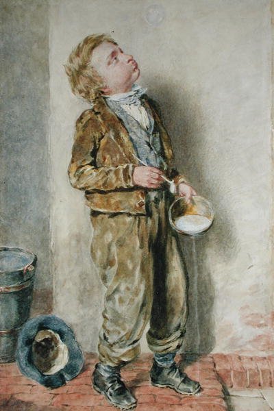 Blowing Bubbles by William Henry Hunt