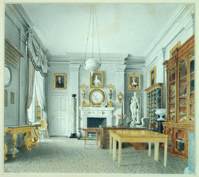 The Morning Room, Chatsworth by William Henry Hunt