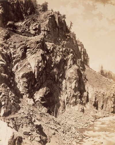 Canyon of the Rio Las Animas by William Henry Jackson