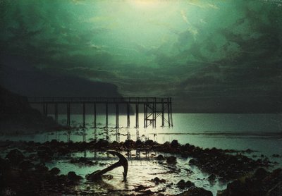 Low Tide by Moonlight, 1874 by William Henry James Boot