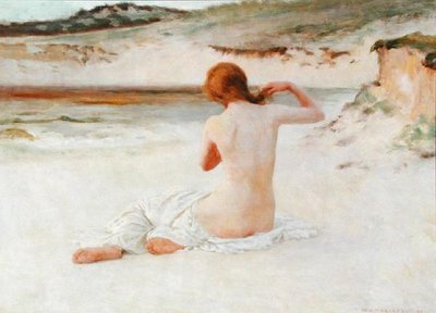 Nude on a Beach by William Henry Margetson