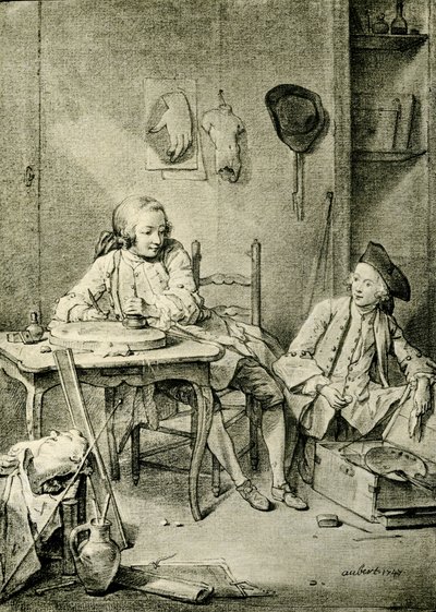 Two Painter Boys by William Henry Pike
