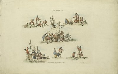 Camp Scenes, 1803 by William Henry after Pyne