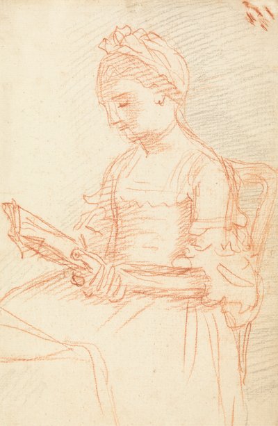 Seated Lady with Book by William Hoare