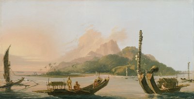 Tahiti: Bearing south east 1773 by William Hodges