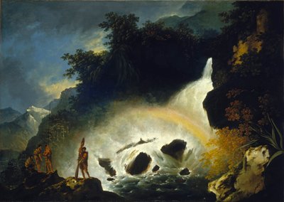 Waterfall in Dusky Bay, April 1773 by William Hodges