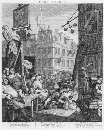 Beer Street by William Hogarth