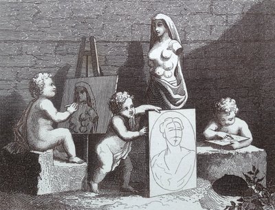 Boys Peeping at Nature by William Hogarth