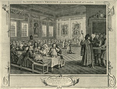 City Feast, 1747, 1925 by William Hogarth