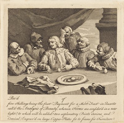 Columbus Breaking the Egg by William Hogarth