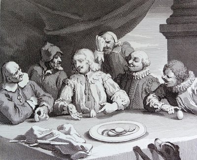 Columbus Breaking the Egg by William Hogarth