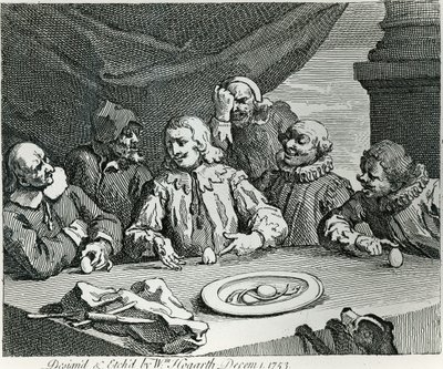 Columbus Breaking the Egg, 1753 by William Hogarth