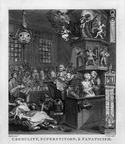 Credulity, Superstition and Fanaticism by William Hogarth