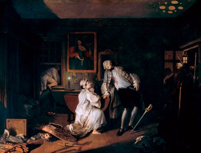 Marriage A-la-Mode: 5. The Bagnio, c1743 by William Hogarth