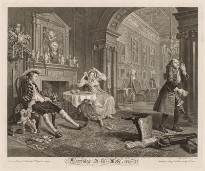 Marriage à la Mode: Plate II by William Hogarth