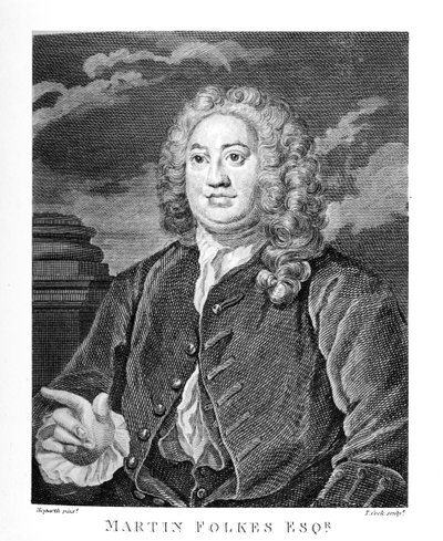 Martin Folkes by William Hogarth