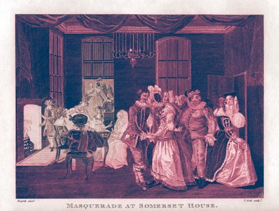 Masquerade at Somerset House by William Hogarth