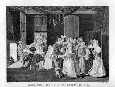 Masquerade at Somerset House by William Hogarth