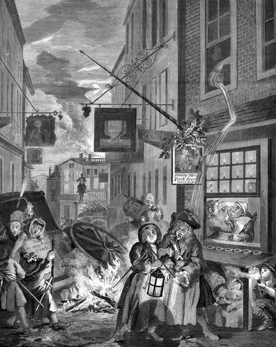 Night - London by William Hogarth