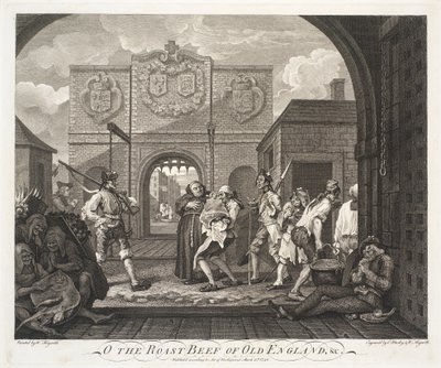 O the Roast Beef of Old England by William Hogarth