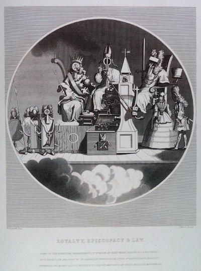 Royalty, Episcopacy and Law by William Hogarth