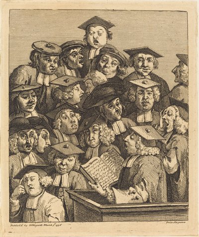 Scholars at a Lecture by William Hogarth