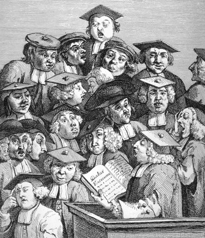 Scholars at a Lecture by William Hogarth