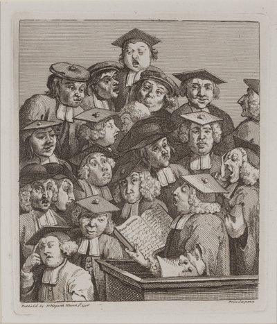 Scholars at a Lecture by William Hogarth