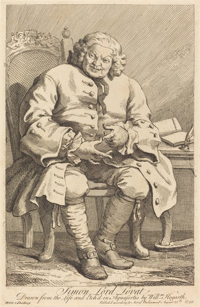 Simon Lord Lovat by William Hogarth